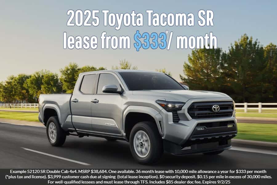 Toyota Lease Specials in Placerville | Thompsons Toyota