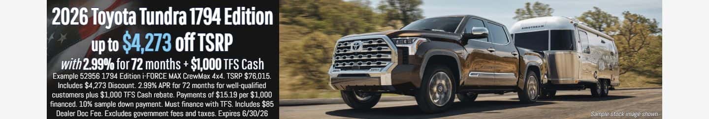 2026 Toyota Tundra 1794 Edition for sale in Placerville, CA