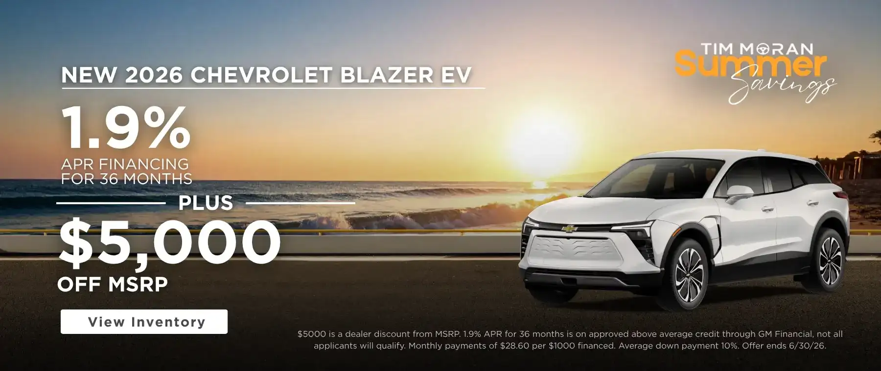 Blazer EV Low APR Offer