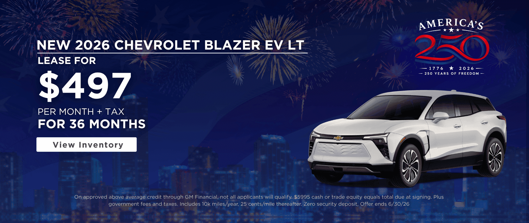 Blazer EV Lease Deal