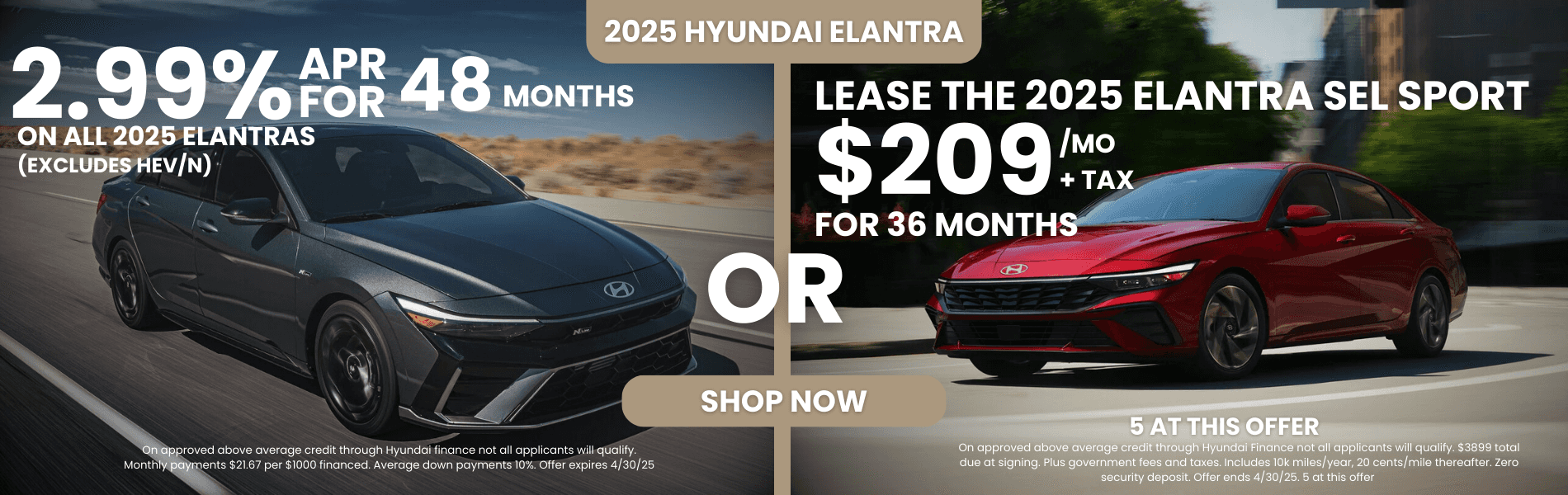 Hyundai Elantra Offers