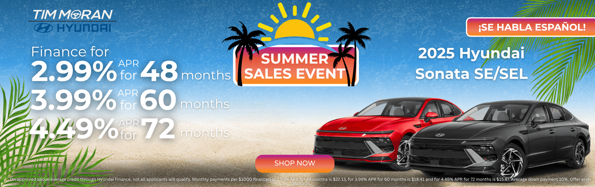 Sonata SE/SEL June Offer