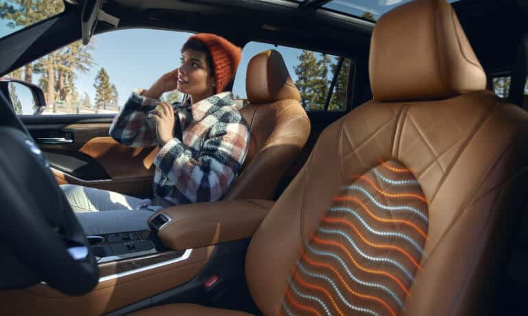 2024 Toyota Highlander Interior Seats With Heating And Cooling