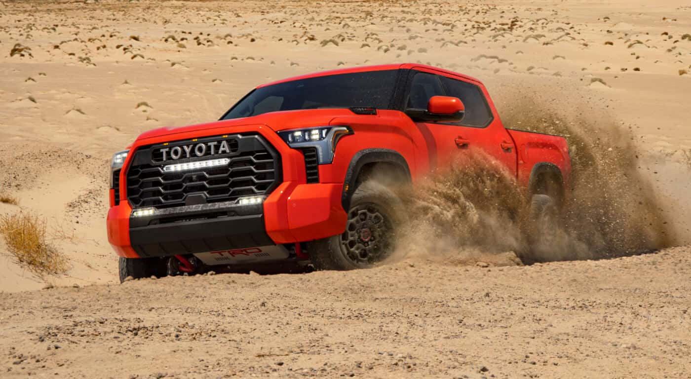 2024 Toyota Tundra Exterior Kicking Up Sand