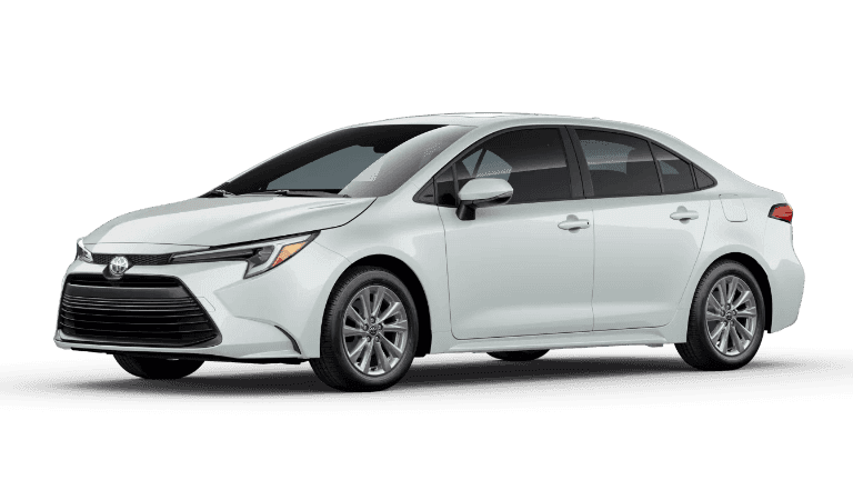 2026 Toyota Corolla Hybrid XLE Exterior - Wind Chill Pearl