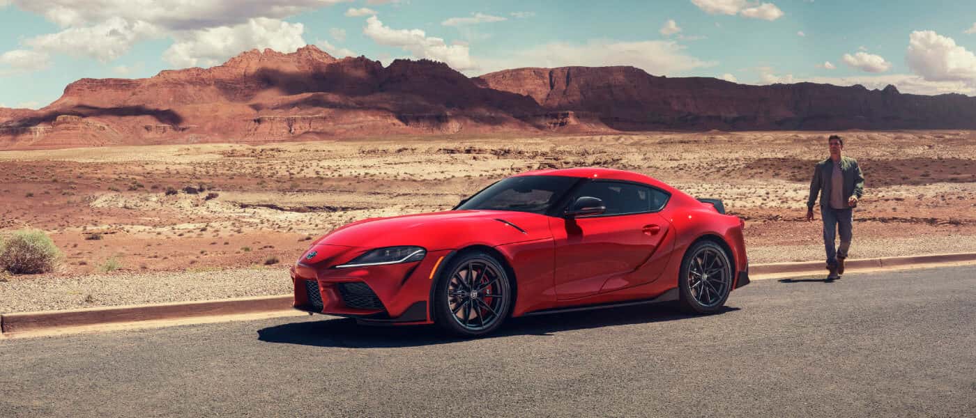 2026 Toyota GR Supra Exterior In Desert Near Mountains