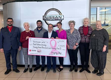 Toyota of Bourbonnais December Pink Ribbon Society