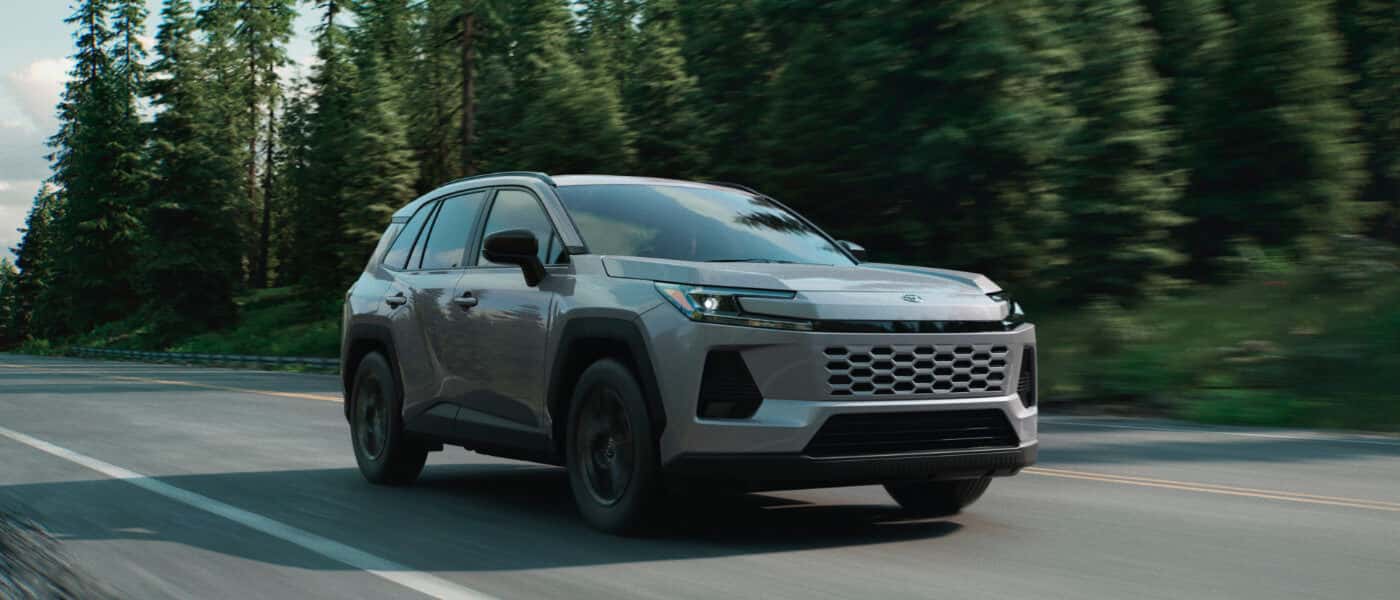 2026 Toyota RAV4 Exterior Driving On Forest Road