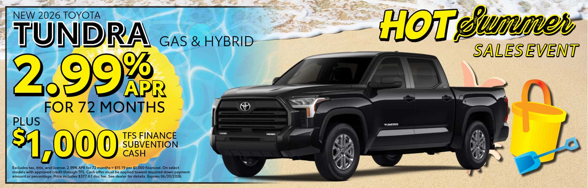 2026 Toyota Tundra Finance Offer | Toyota of Bourbonnais