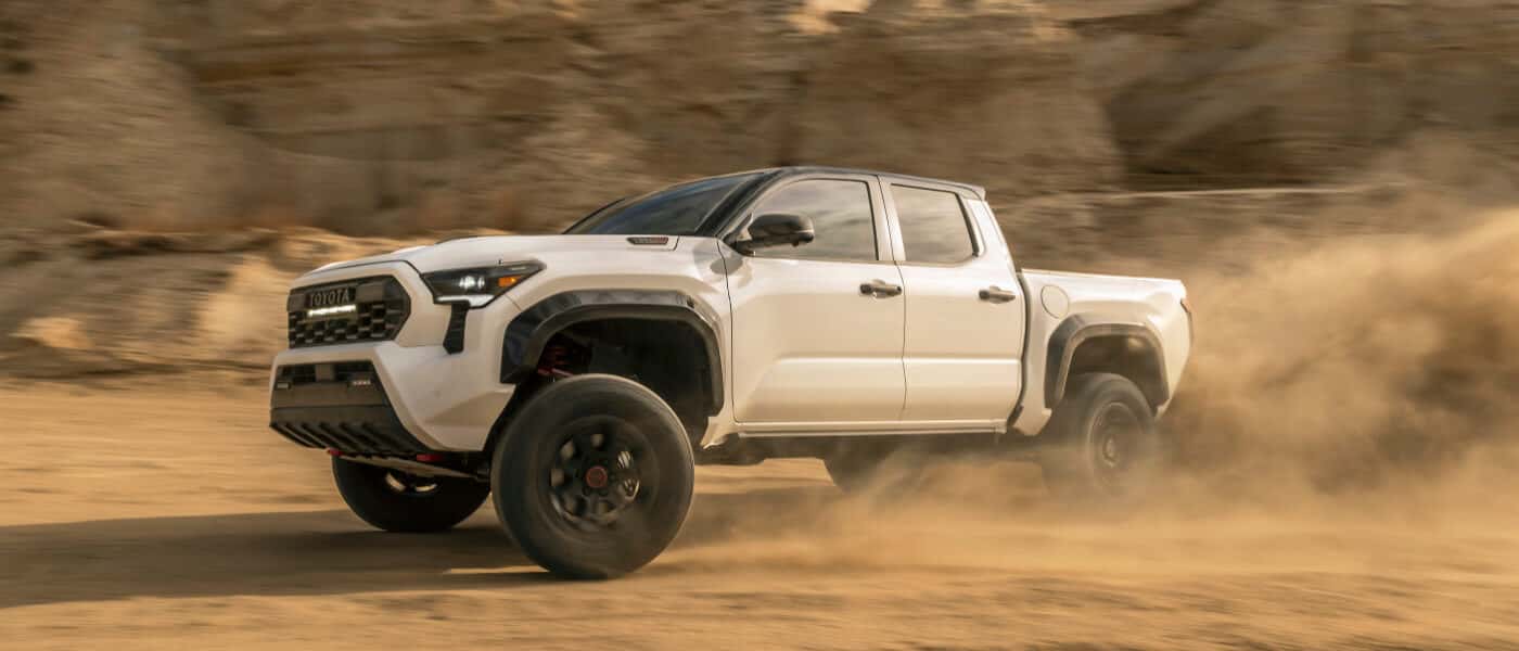 2026 Toyota Tacoma Exterior Driving Through Desert