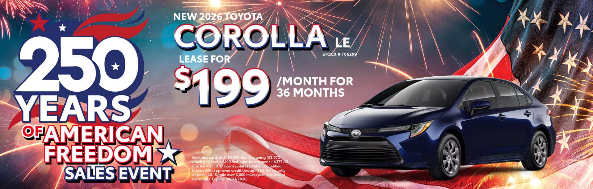 2026 Toyota Corolla Lease Offer | Toyota of Bourbonnais