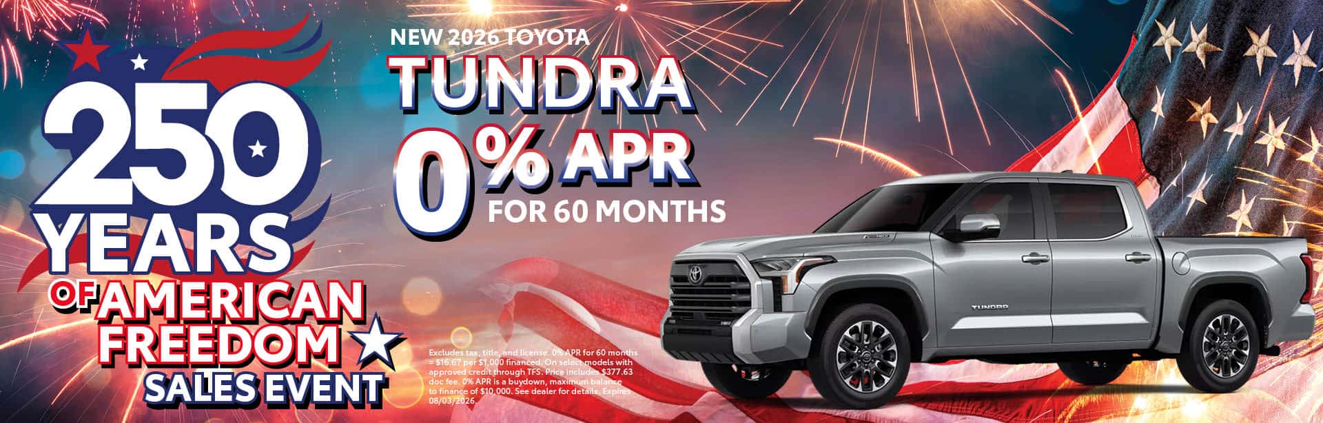 2026 Toyota Tundra Finance Offer | Toyota of Bourbonnais