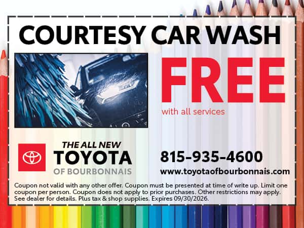 Courtesy Car Wash | Toyota of Bourbonnais