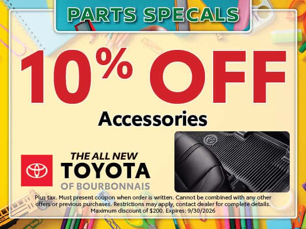 10% Off Accessories | Toyota of Bourbonnais