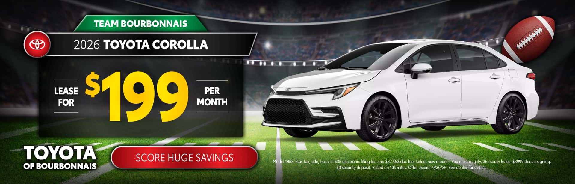 Camry Lease Sept 2026