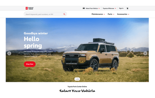 New Online Parts Store!