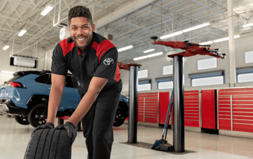 Free Tire Rotations & 2 Years of Toyota Roadside Hazard Warranty
