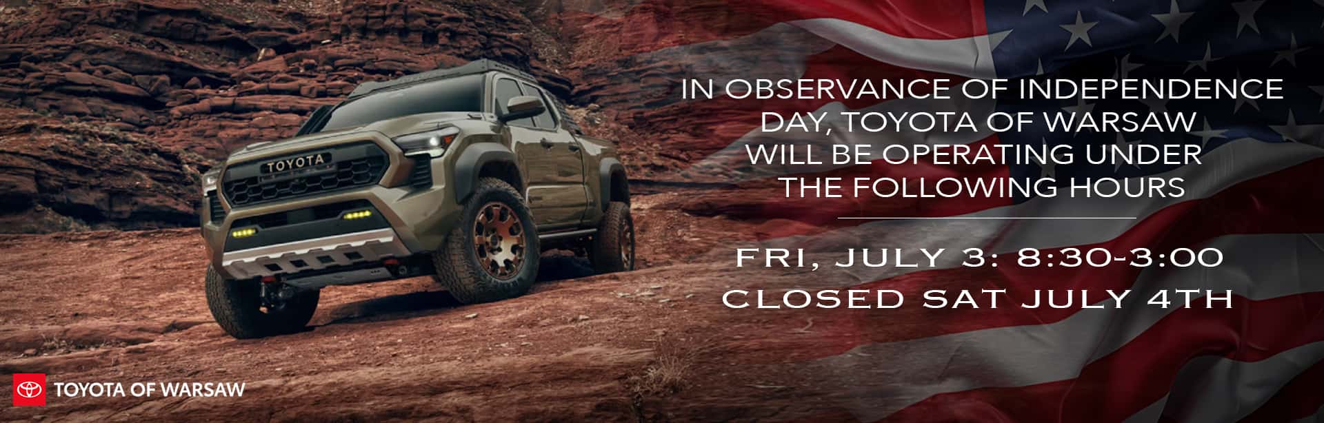 4th of july hours