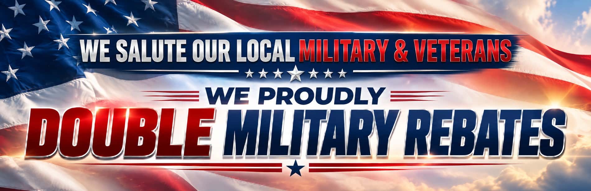 Double Military Rebates