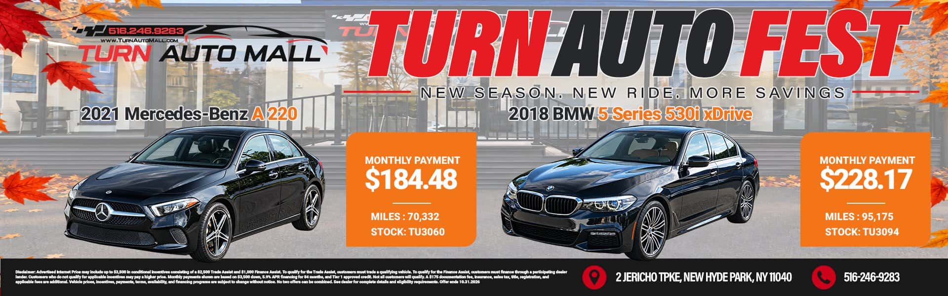 2021 Mercedes-Benz A 220 2018 BMW 5 Series 530i xDrive