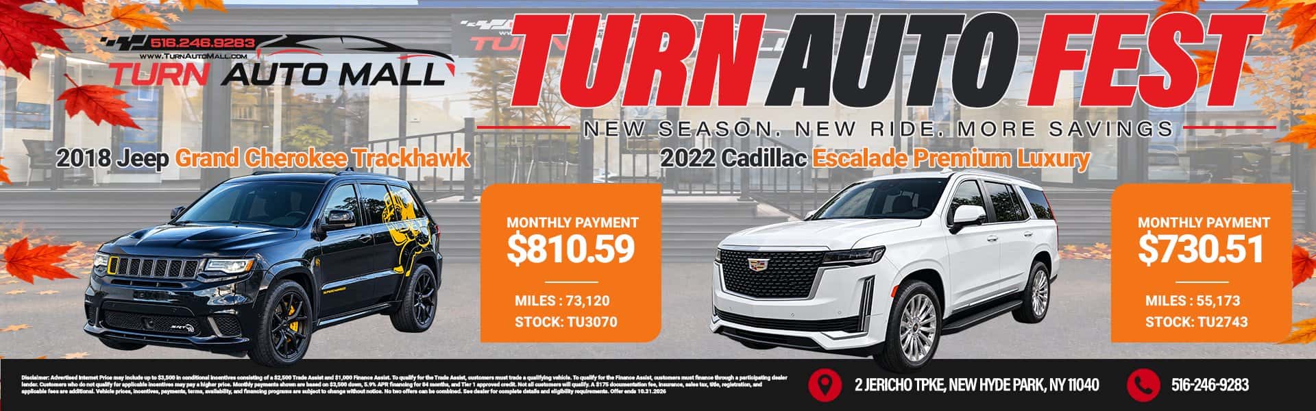 2018 Jeep Grand Cherokee Trackhawk 2022 Cadillac Escalade Premium Luxury