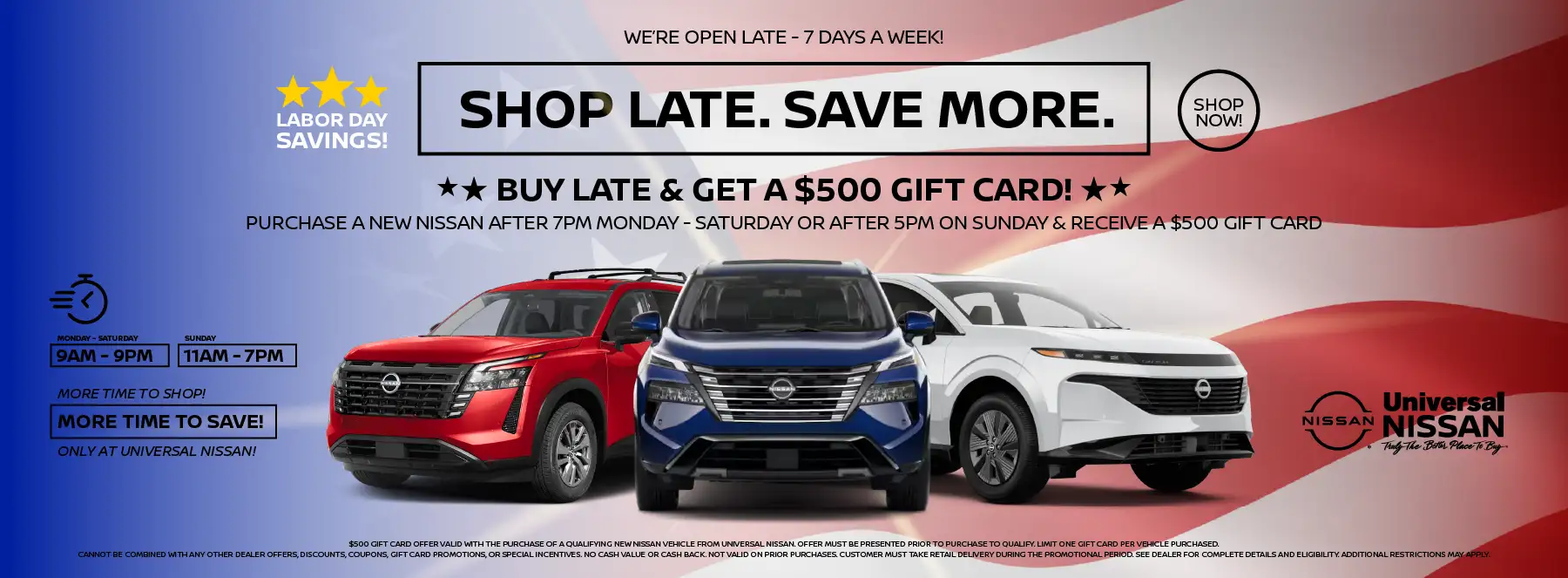 shop late