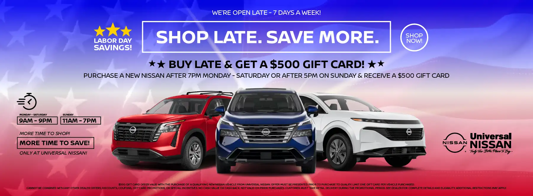 Shop Late