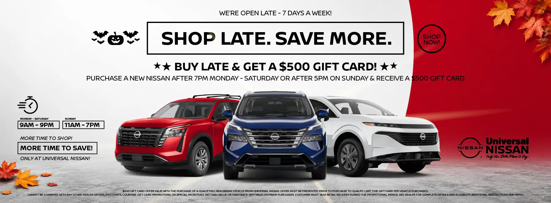 shop late
