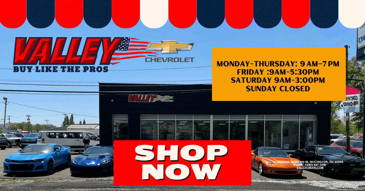 Valley Chevrolet Wellington | Chevrolet Dealer in Wellington, OH
