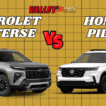 2025 Chevrolet Traverse vs 2025 Honda Pilot side-by-side comparison of exterior designs for Ohio families