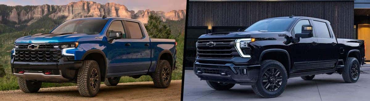2026 Chevy Silverado 1500 vs 2026 Chevy Silverado 2500 HD