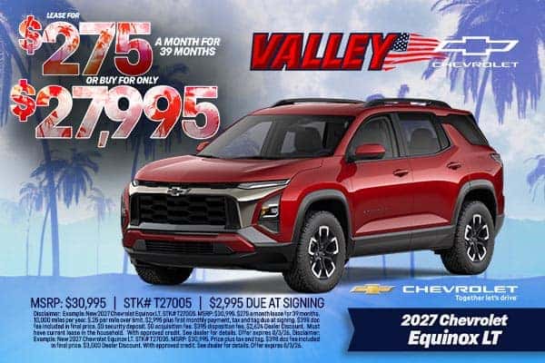 2027 Chevrolet Equinox LT Lease or Finance