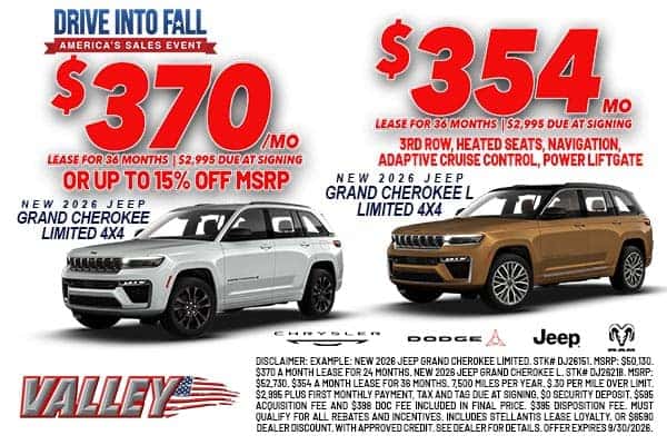 September Grand Cherokee Offers