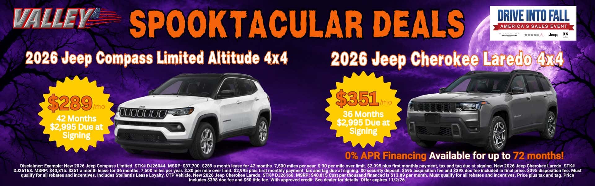 2026 Jeep Compass Cherokee