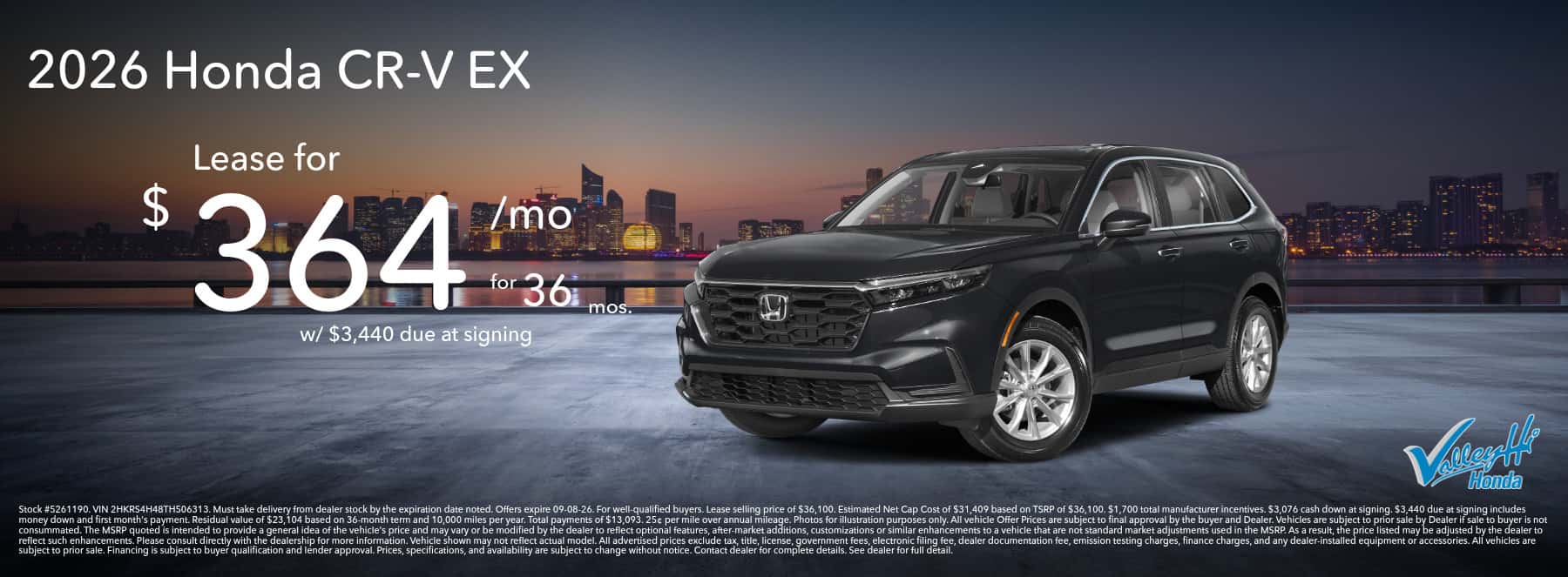 Honda CR-V Lease Special