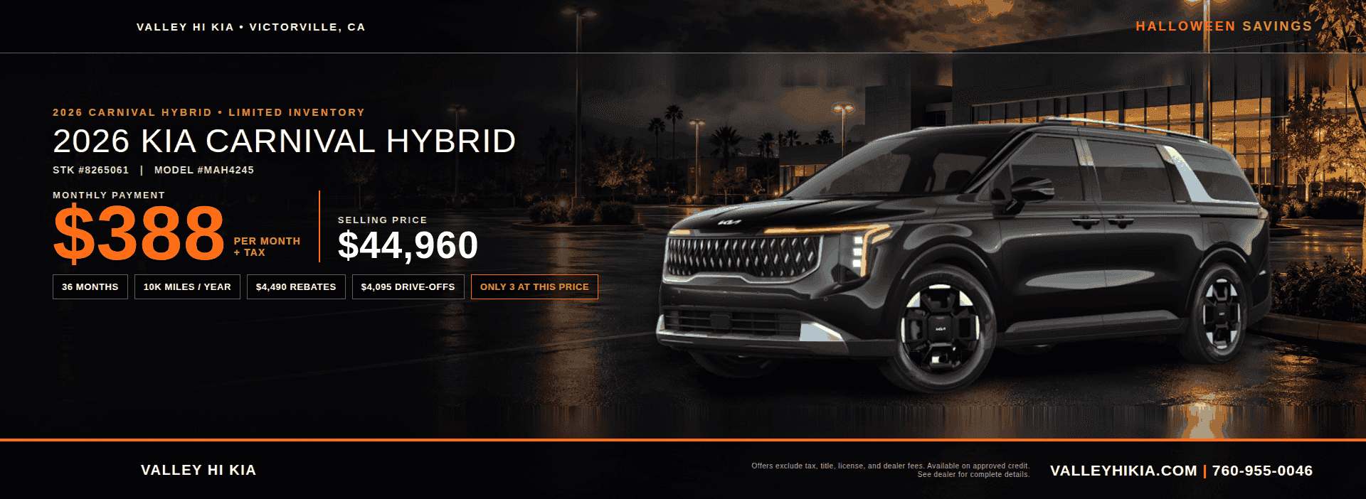 carnival halloween deal
