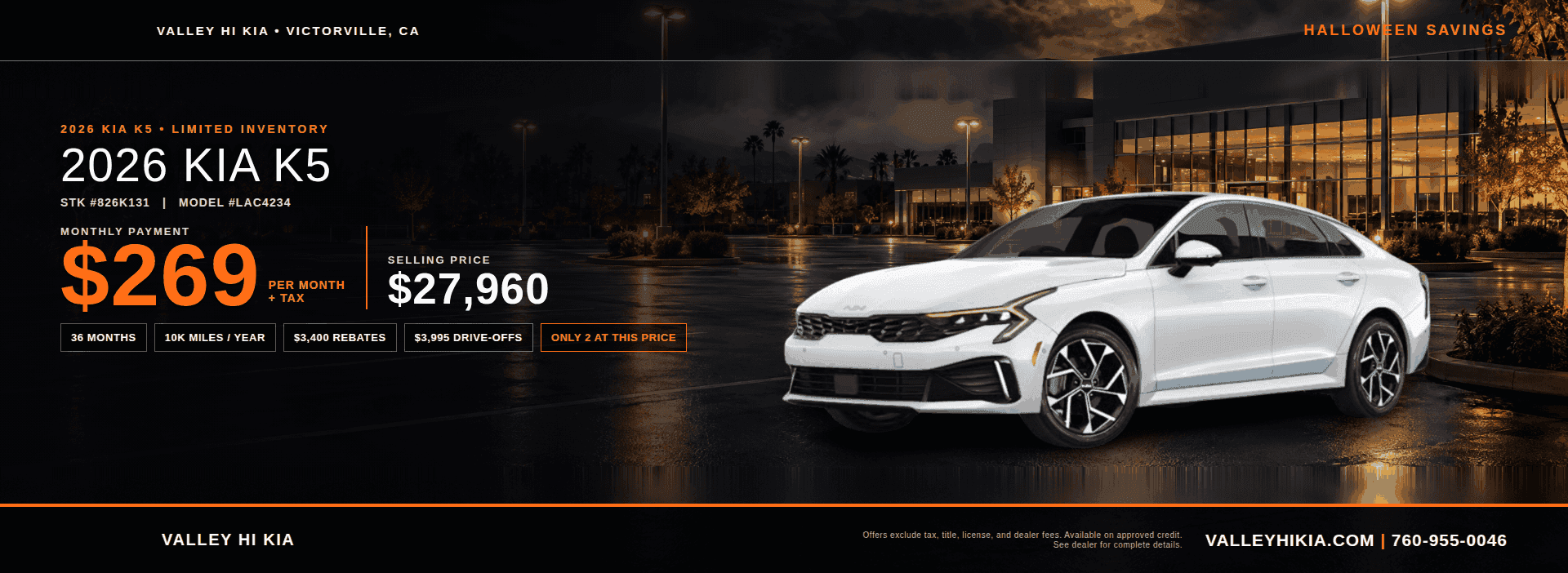 k5 halloween deal