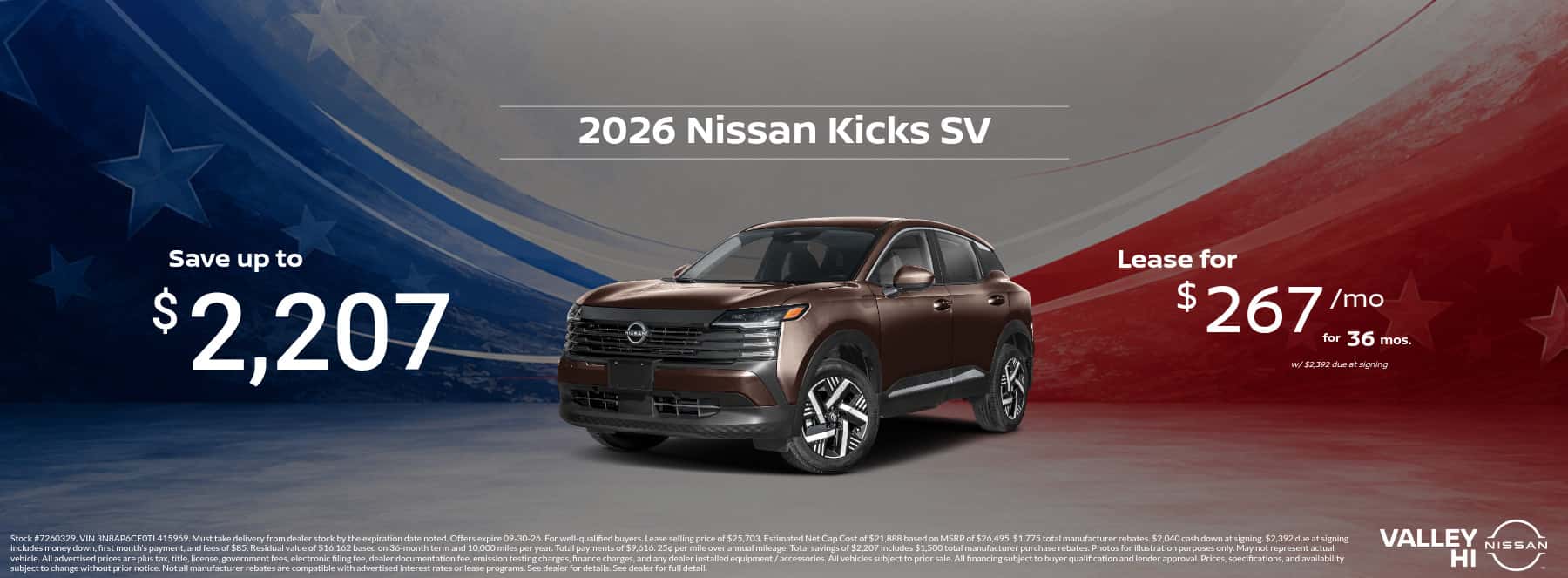 Nissan Kicks Labor Day