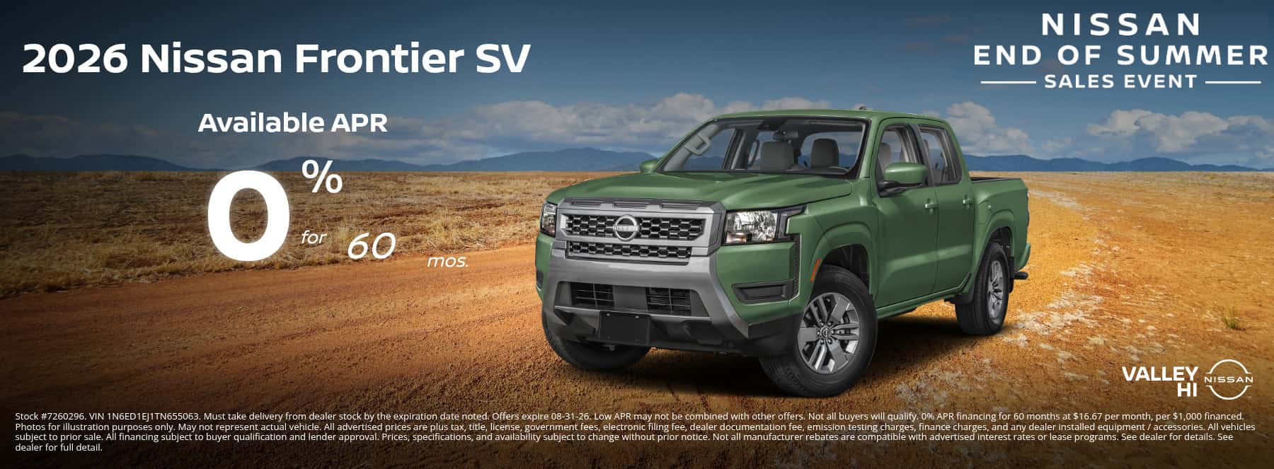 Nissan Frontier APR special
