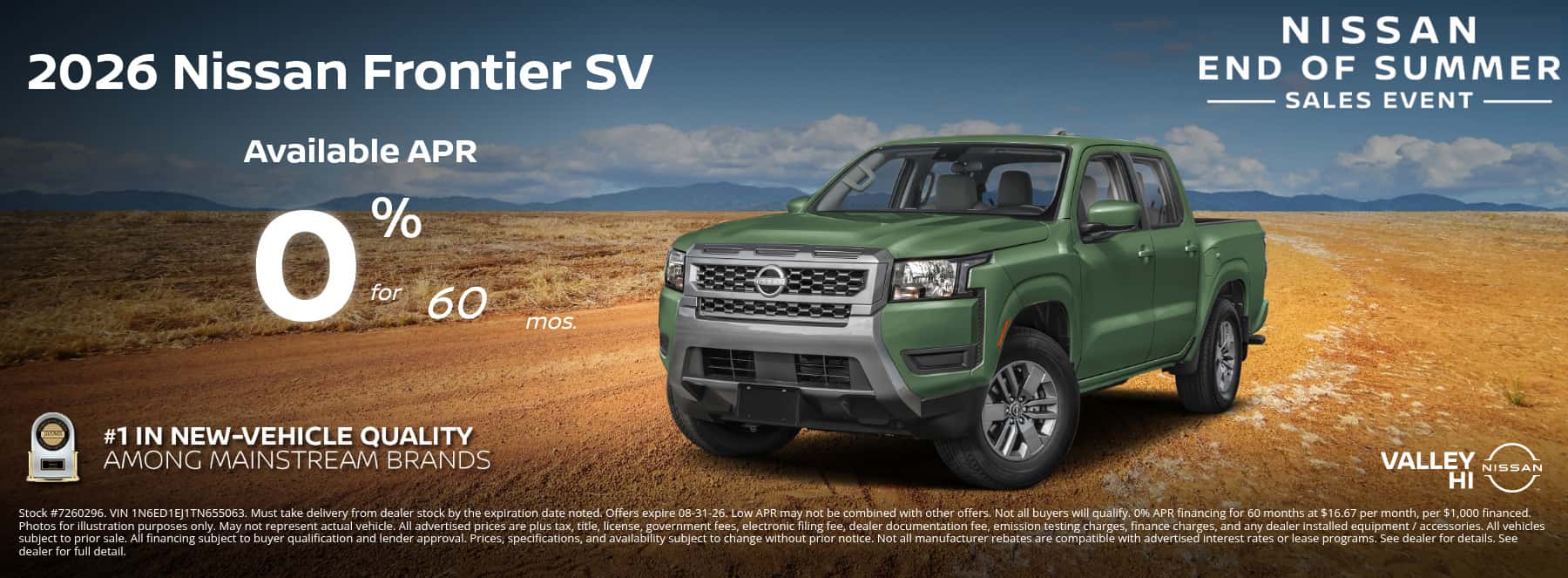 Nissan Frontier APR special