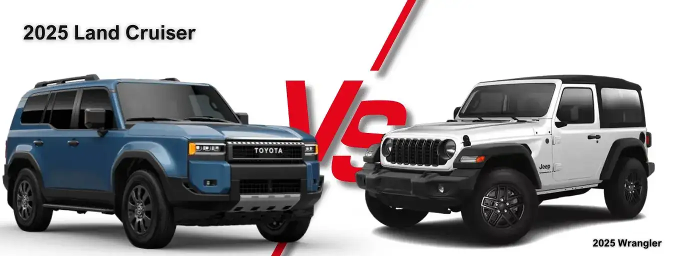 2025 Toyota Land Cruiser vs the Jeep Wrangler