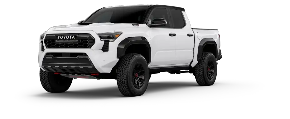 2025 Toyota Tacoma Ice Cap with Black Roof