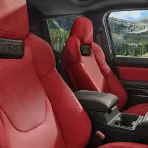 2025 Toyota Tacoma TRD Pro Red Seats