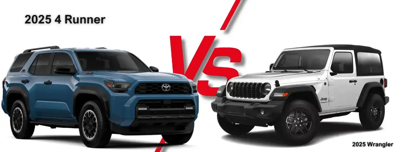 2025 Toyota 4Runner vs the Jeep Wrangler