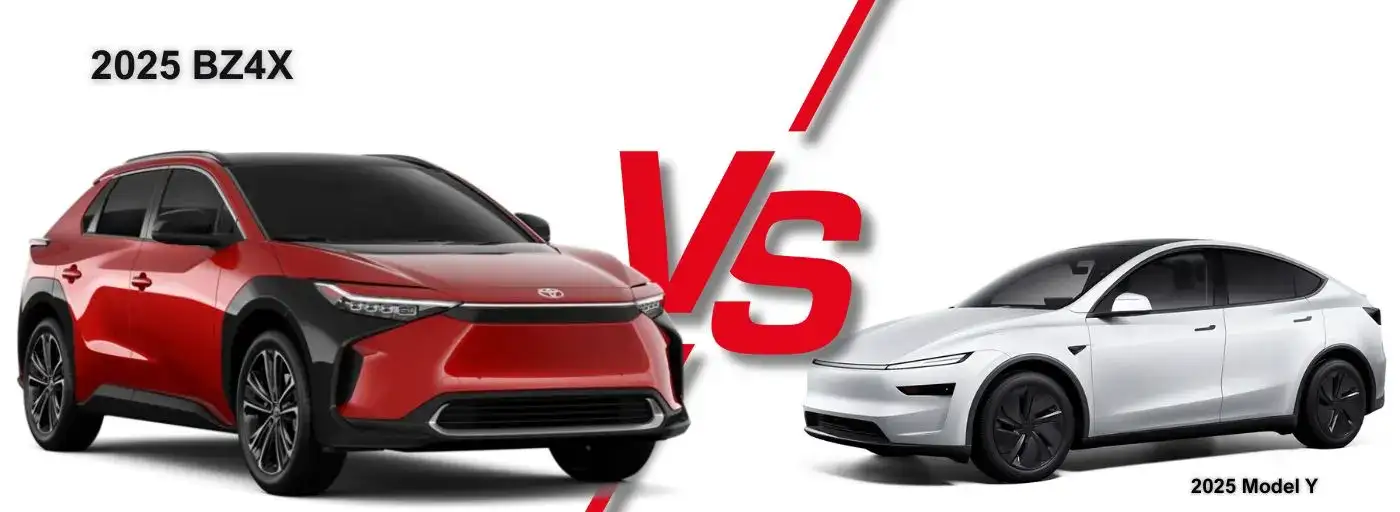 2025 Toyota bZ4X vs the Tesla Model Y