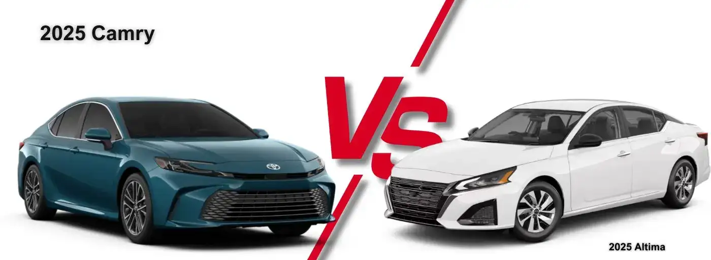2025 Toyota Camry vs the Nissan Altima