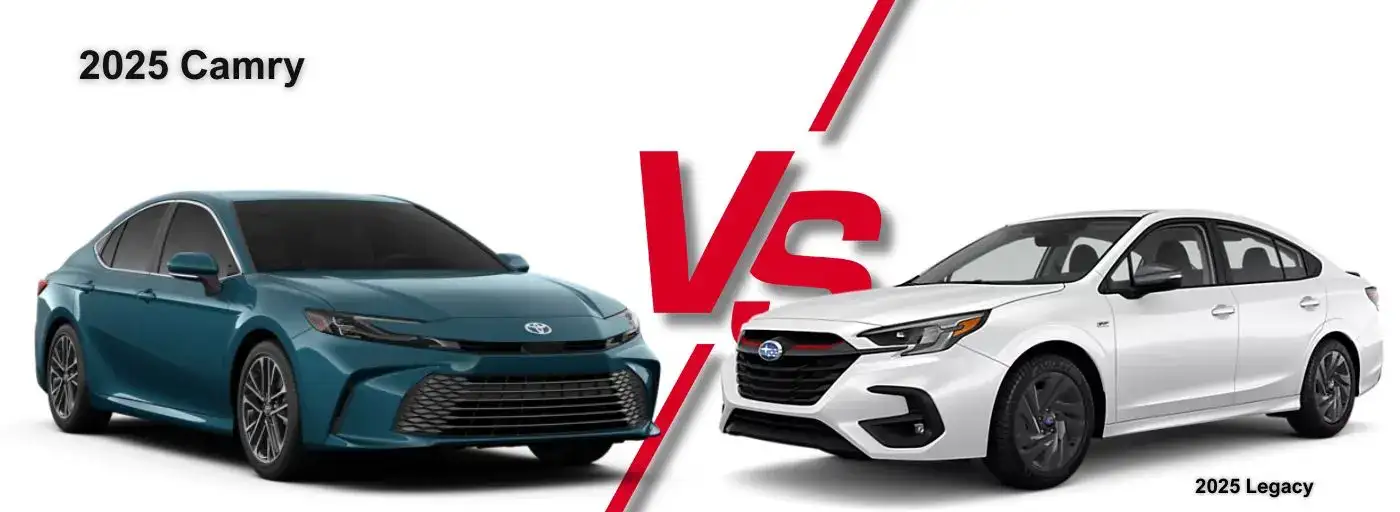 2025 Toyota Camry vs the Subaru Legacy