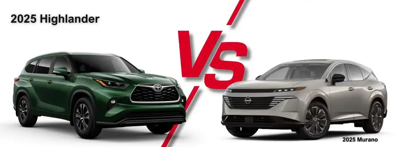 2025 Toyota Highlander vs the Nissan Murano