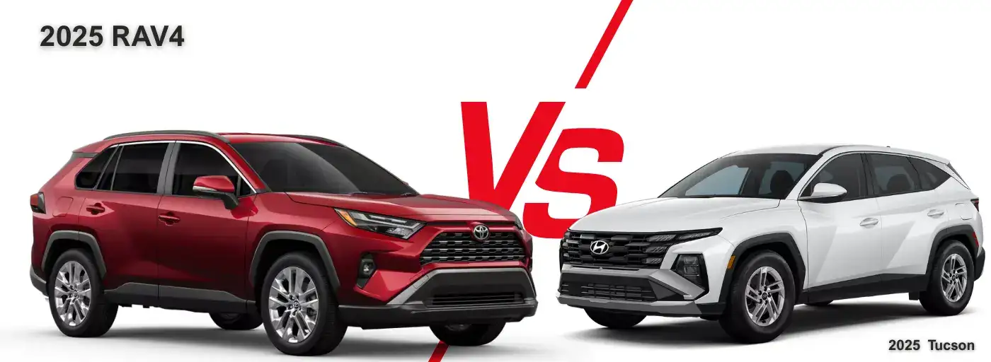 2025 Toyota RAV4 vs the Hyundai Tucson