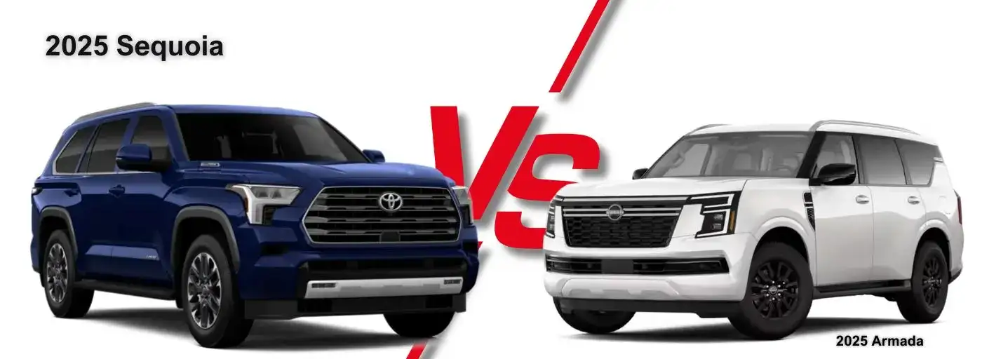 2025 Toyota Sequoia vs the Nissan Armada
